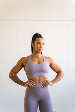 Luxe Lilac Sports Bra